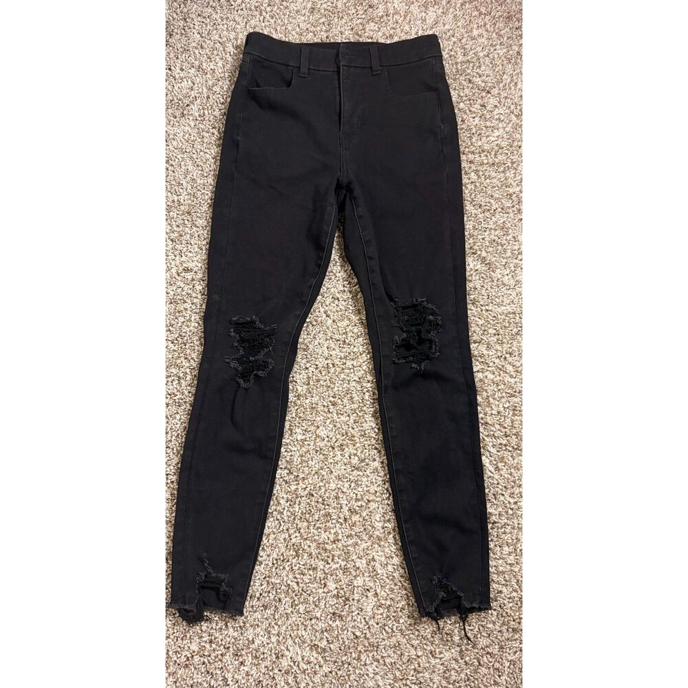 American Eagle Distressed Black Jeans